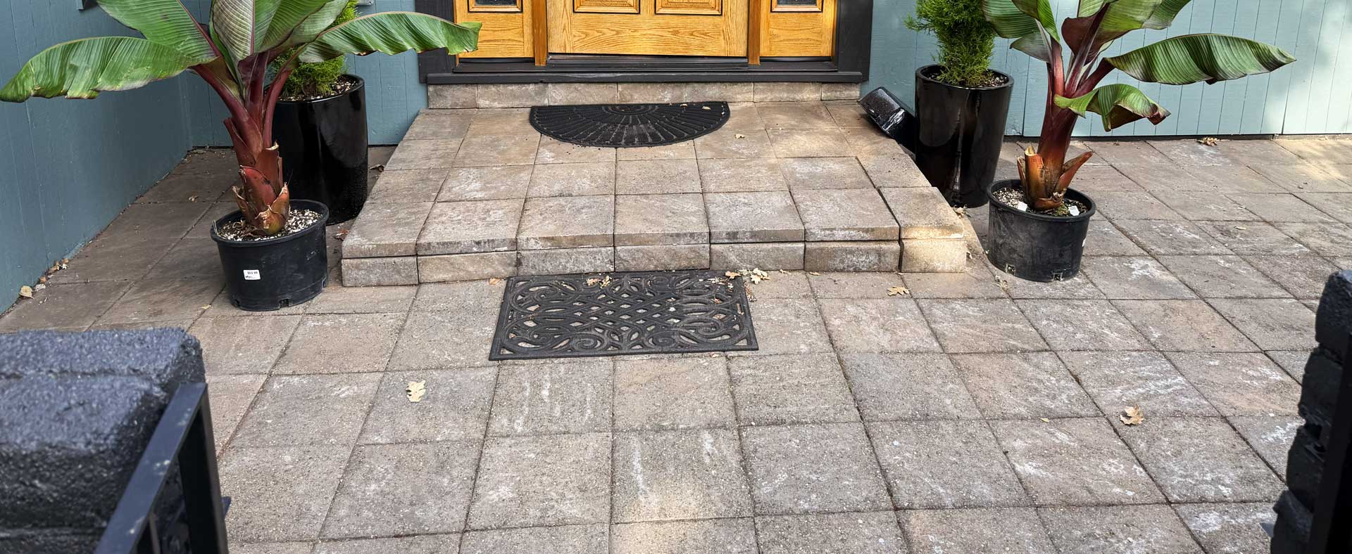 Front entry that needs to be redone.