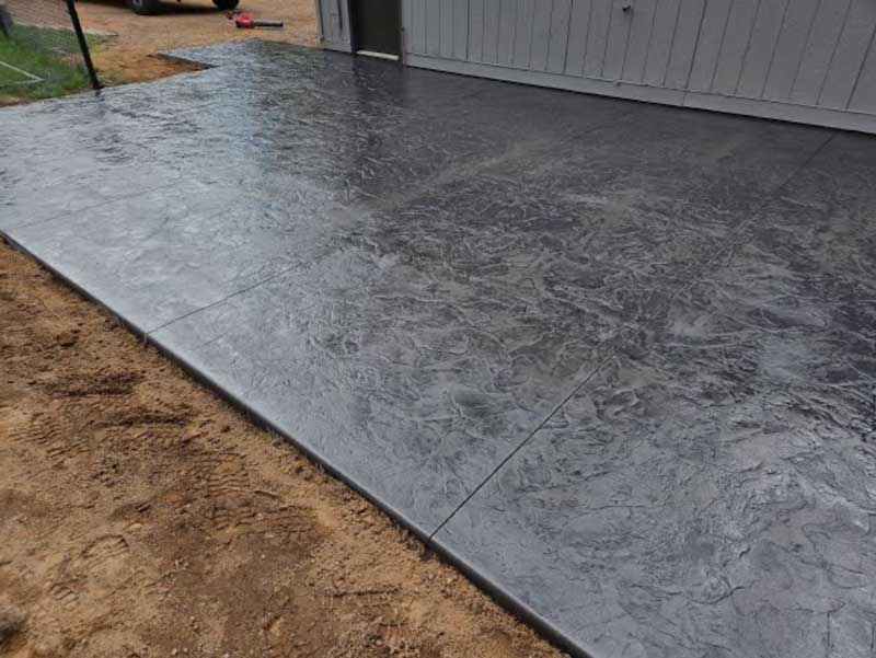 Stamped Concrete Slab